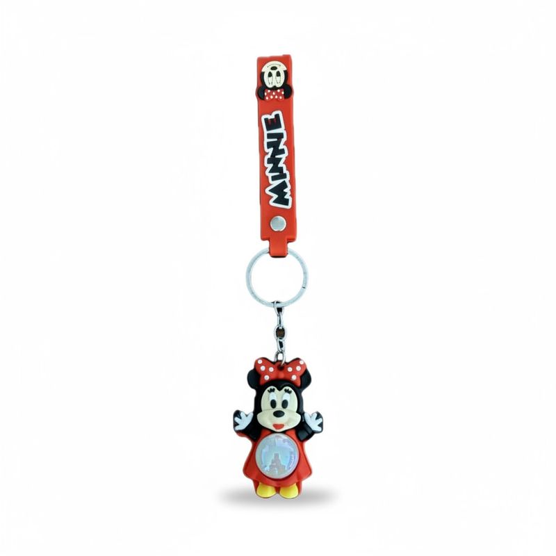 Porte-clés Lumineux- Minnie Rouge
