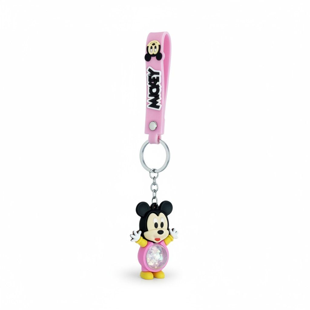Porte-clés Lumineux- Mickey Rose