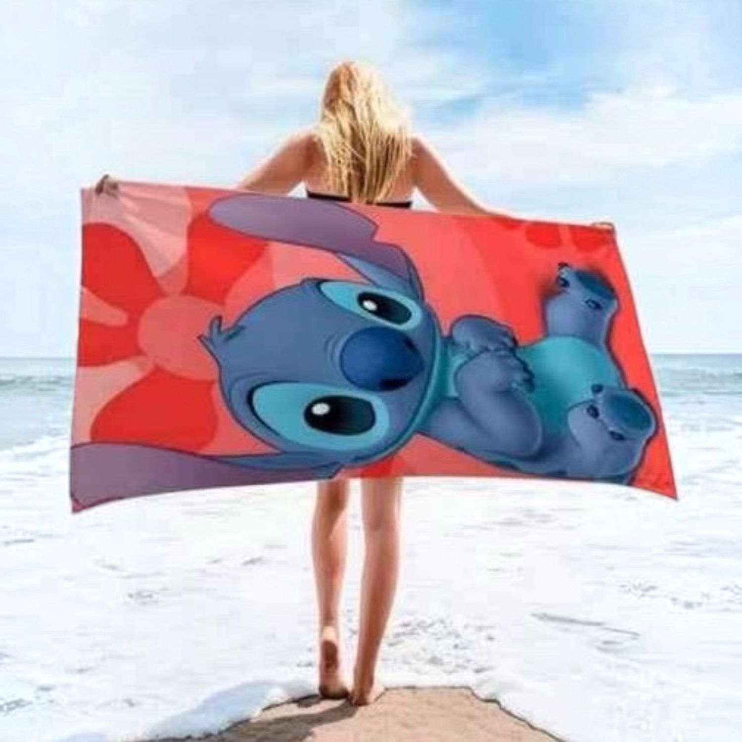 Serviette - Stitch assis