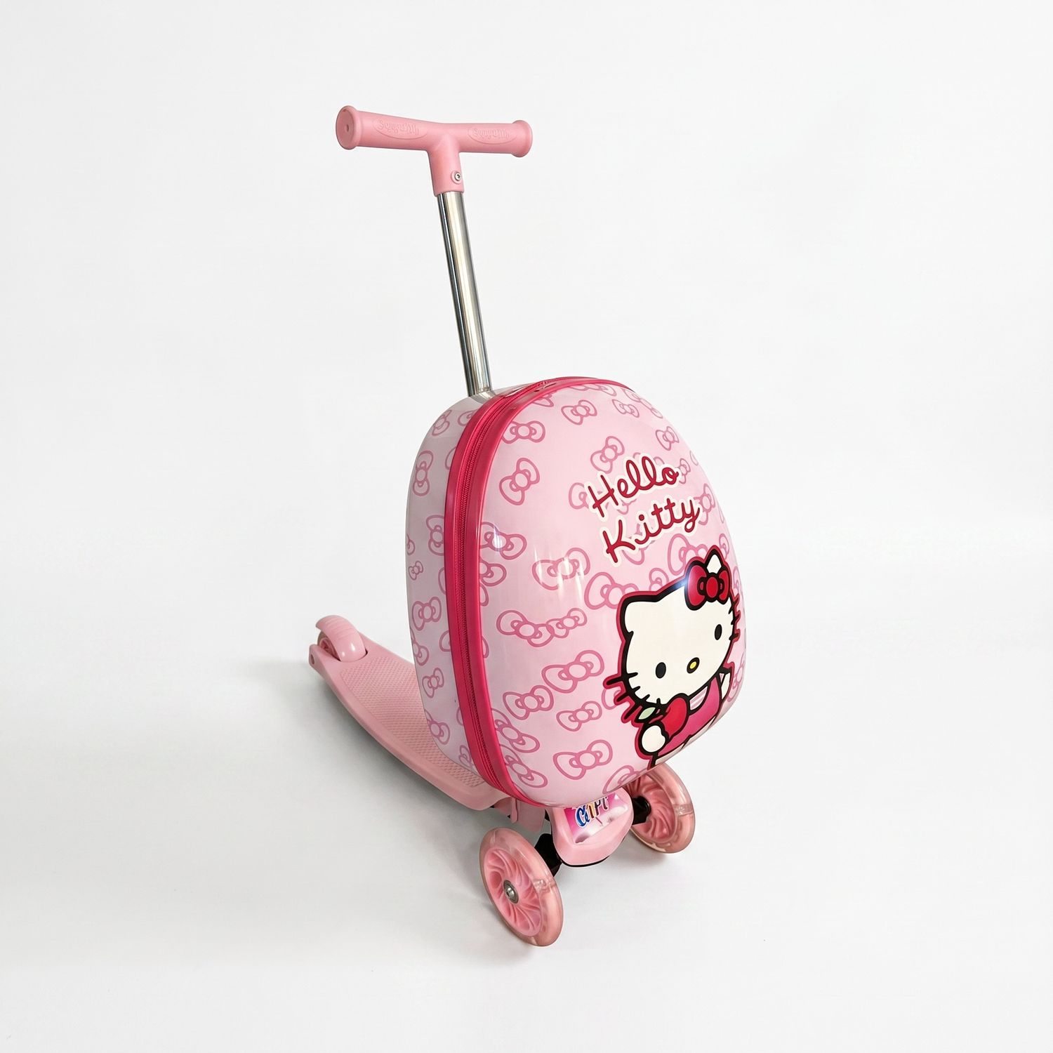 Trottinette Valise 3 roues lumineuse- Hello Kitty