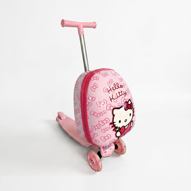 Trottinette Valise 3 roues lumineuse- Hello Kitty