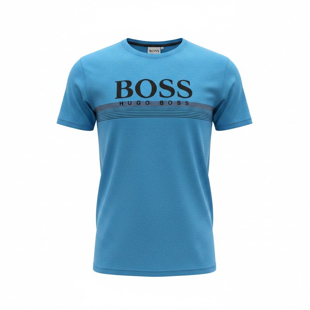 T-Shirt Hugu Boss- Bleu