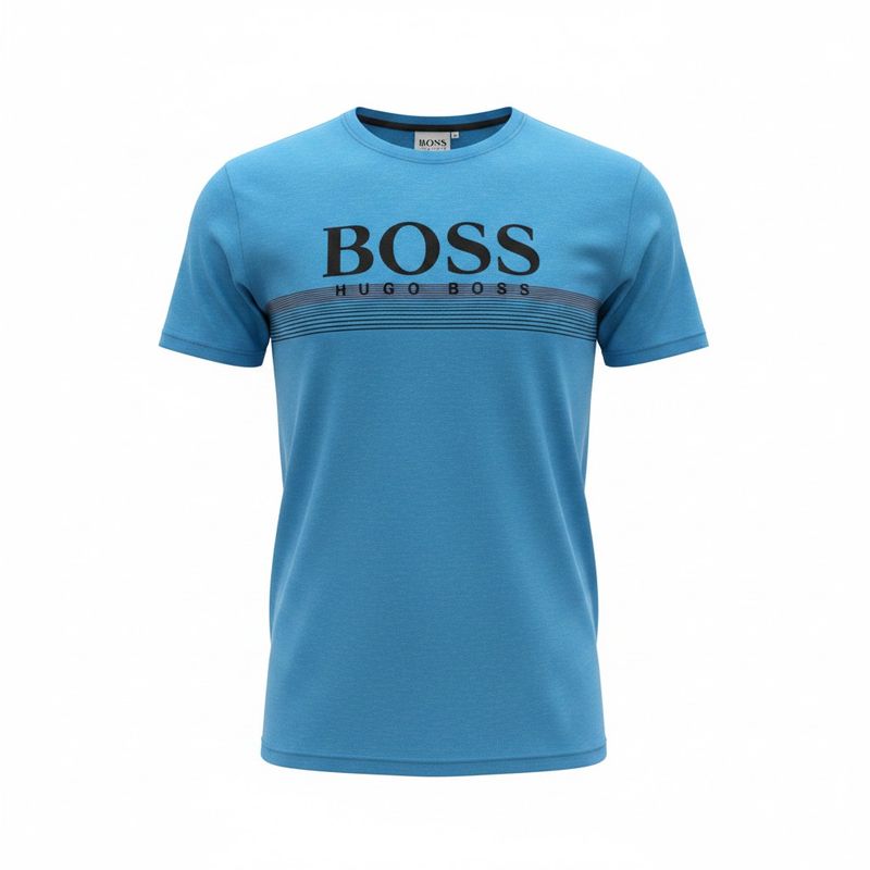 T-Shirt Hugu Boss- Bleu