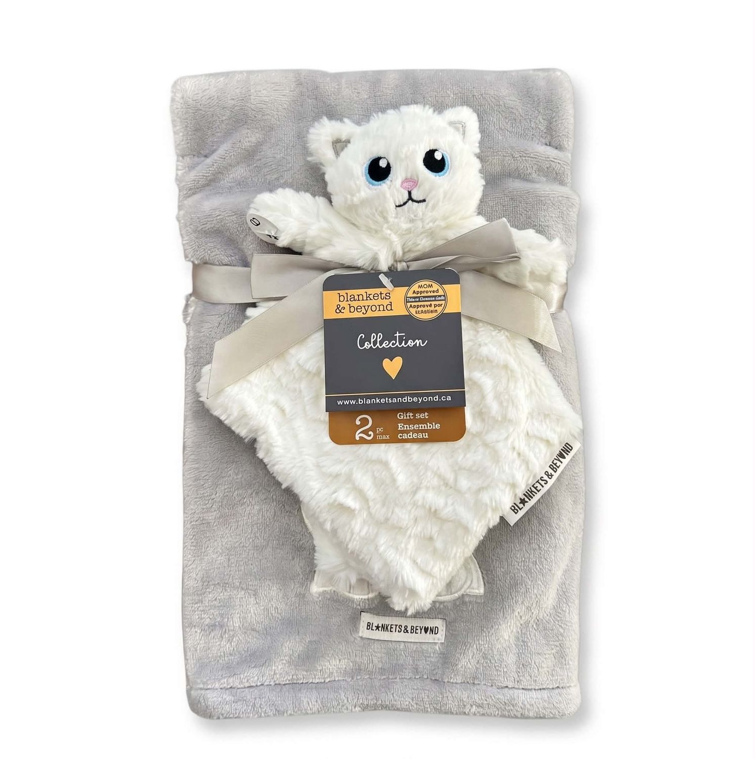 Ensemble couverture et doudou- Hiboux