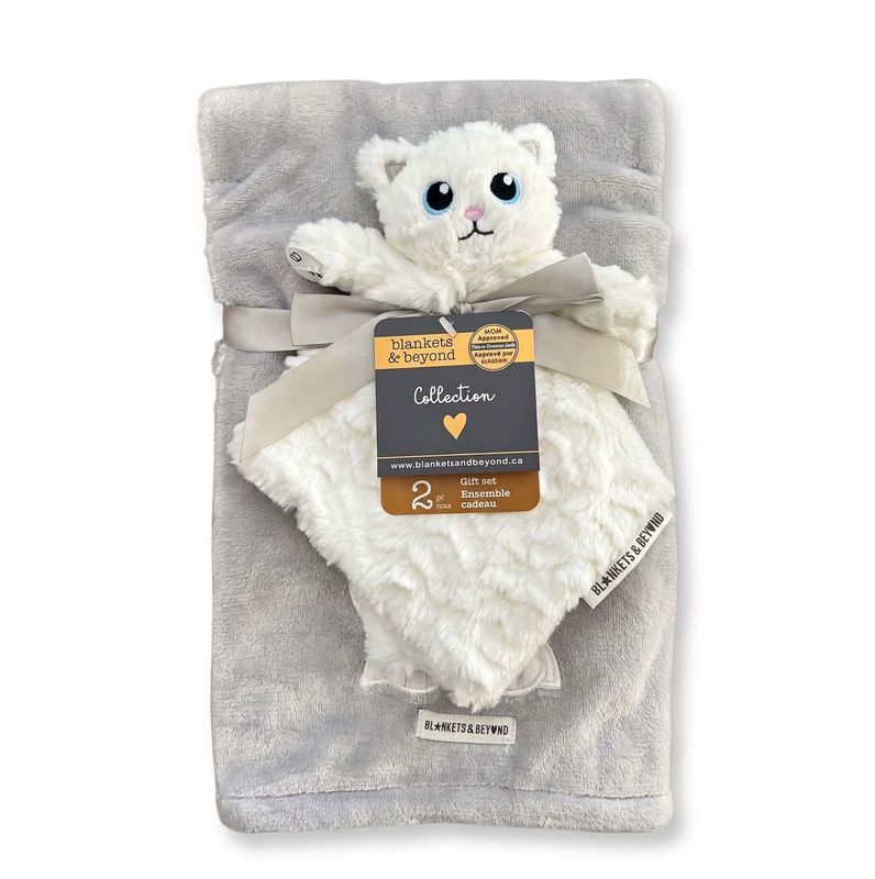 Ensemble couverture et doudou- Hiboux