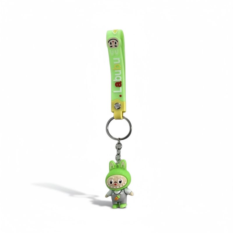 Porte clés Labubu- Vert