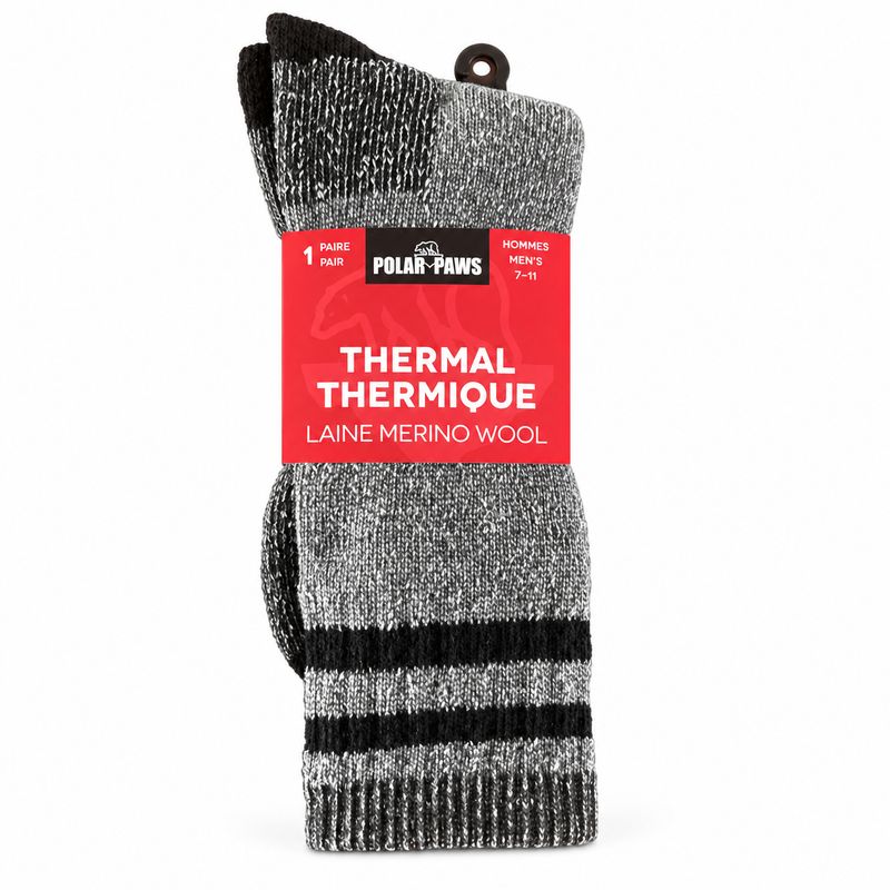 Bas de Merino Homme Gris