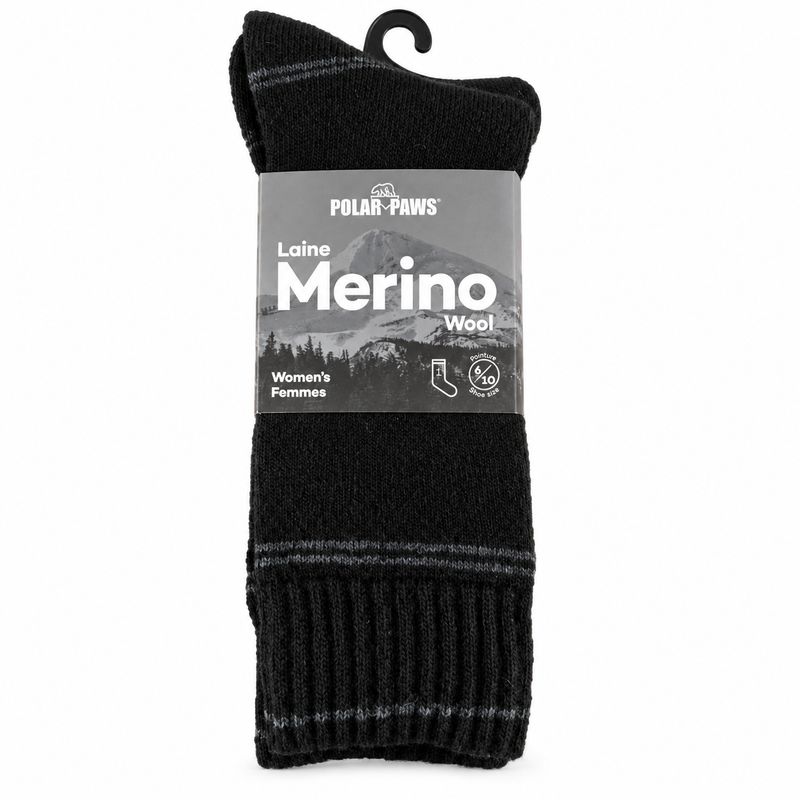 Bas de Merino Femme Noir