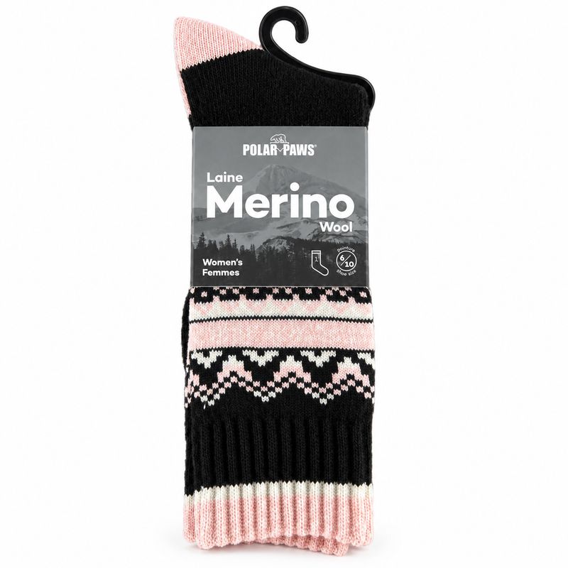 Bas de Merino Femme Rose
