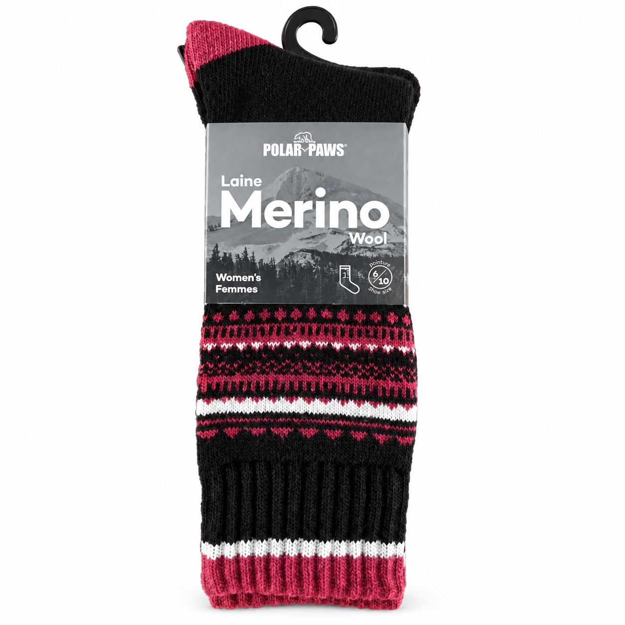 Bas de Merino Femme Fushia