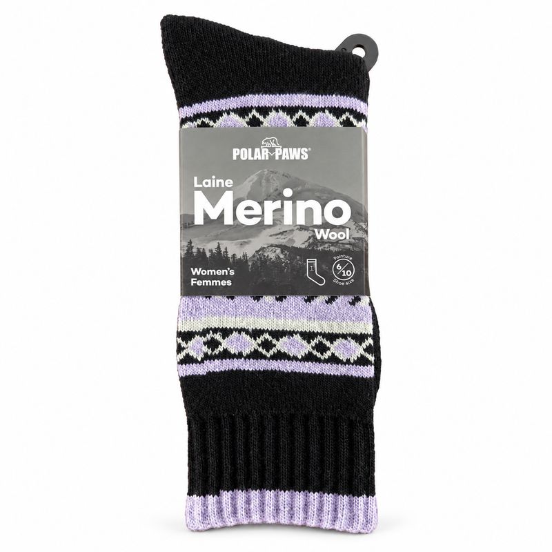 Bas de Merino Femme Lila