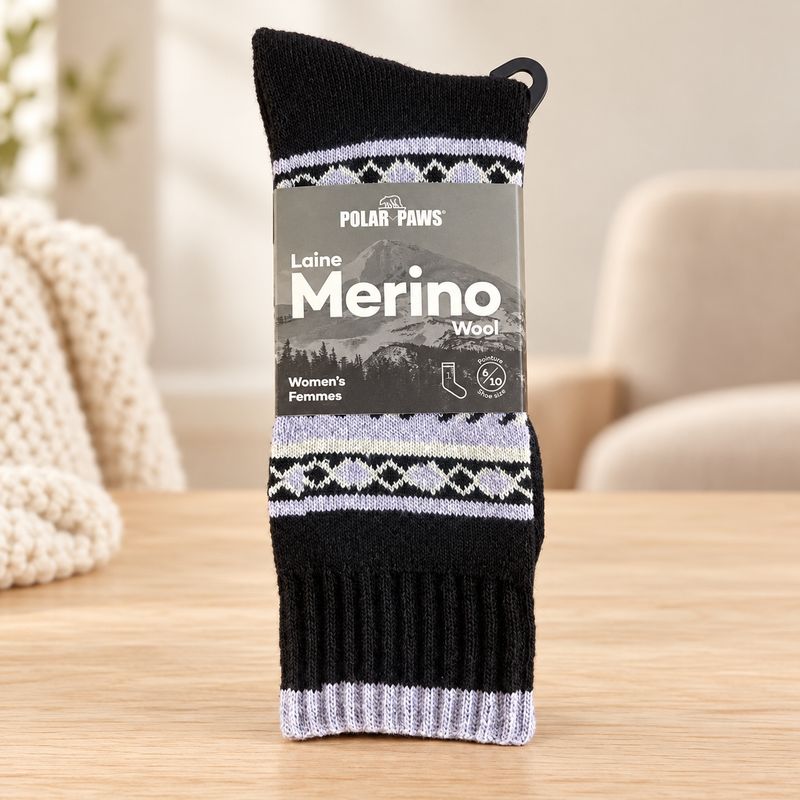 Bas de Merino Femme Lila