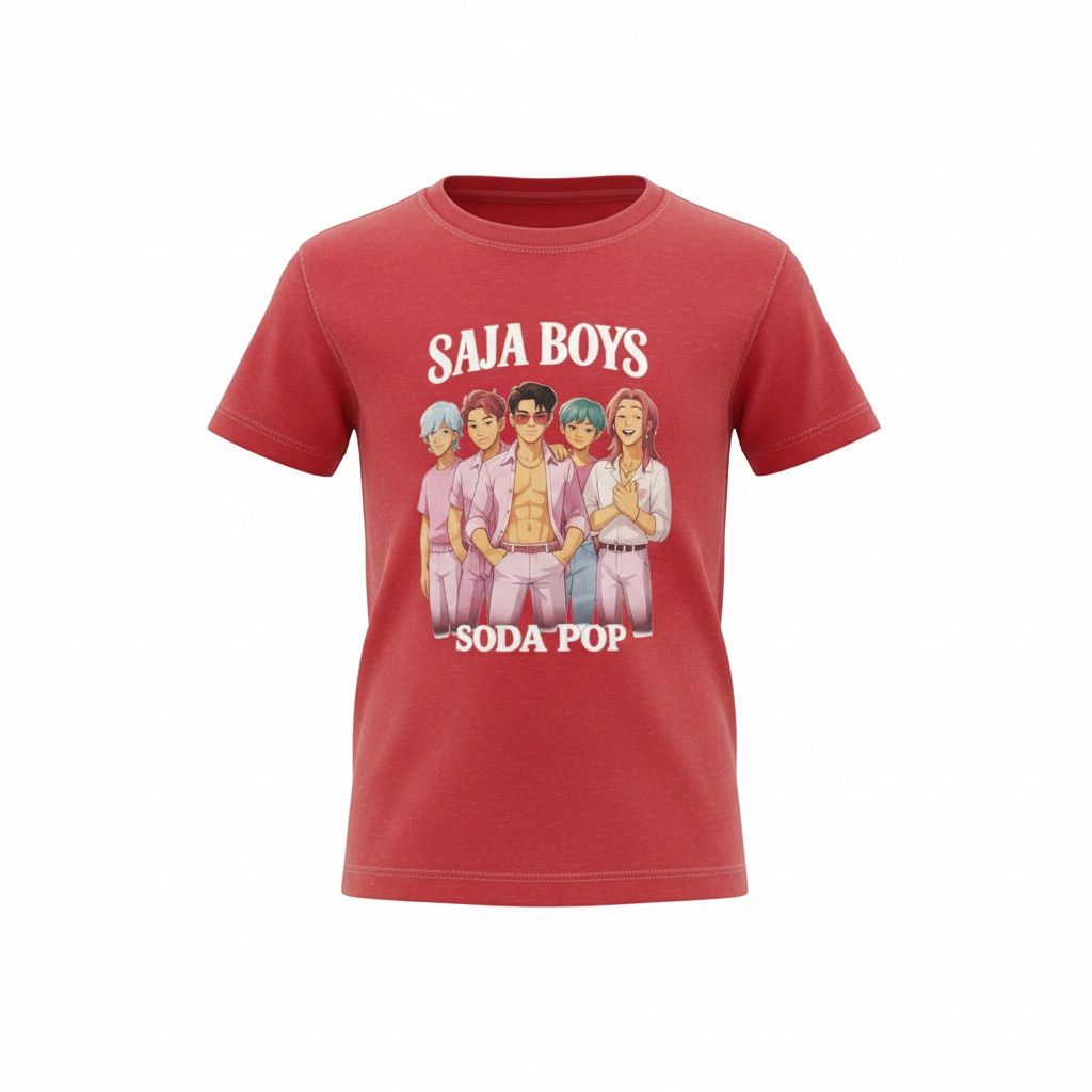 T-Shirt K-Pop- Model 2- Rouge