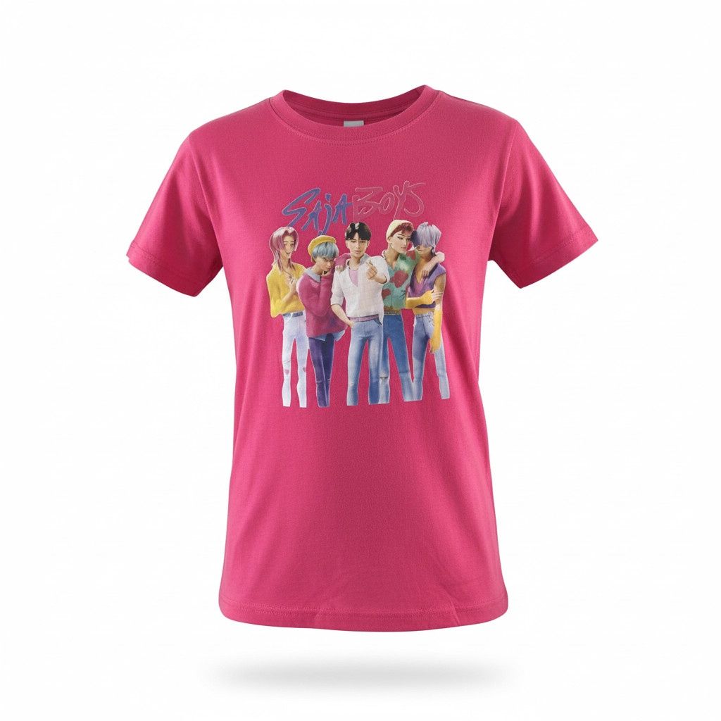 T-Shirt K-Pop- Model 7- Fushia