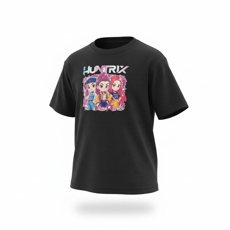 T-Shirt K-Pop- Model 14- Charcoal