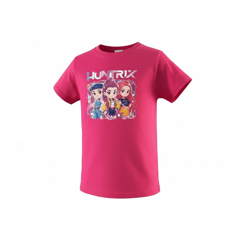 T-Shirt K-Pop- Model 14- Fushia