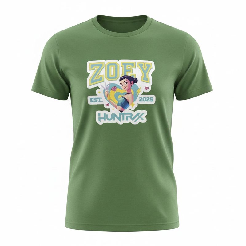 T-Shirt K-Pop- Model 10- Olive