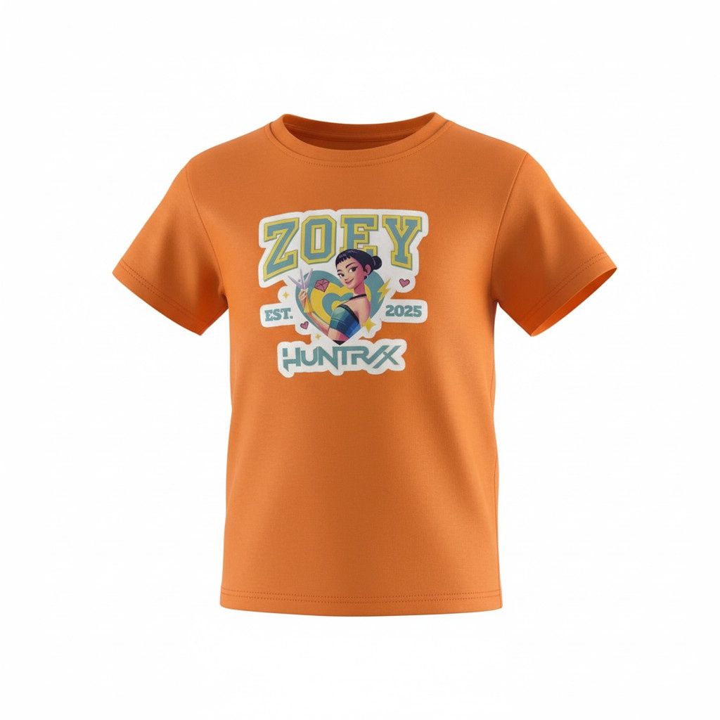 T-Shirt K-Pop- Model 10- Orange