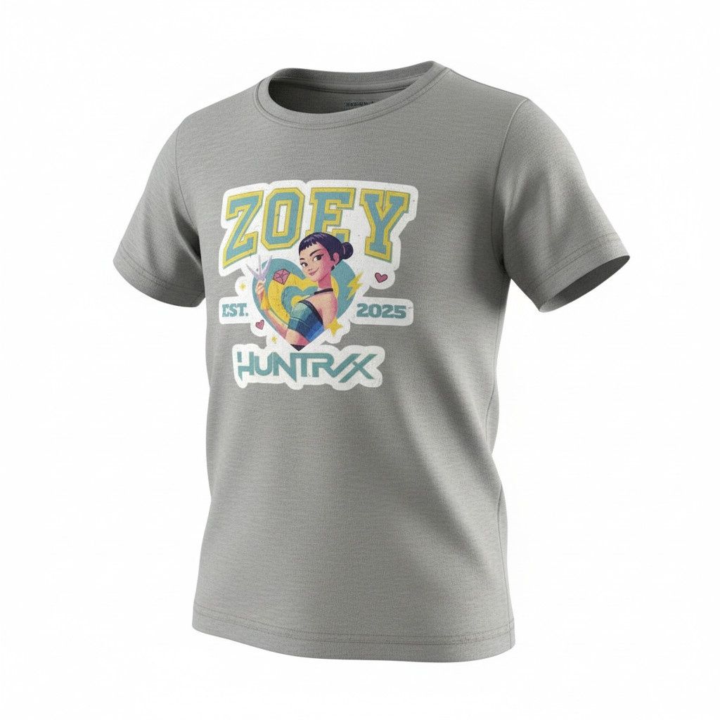 T-Shirt K-Pop- Model 10- Gris