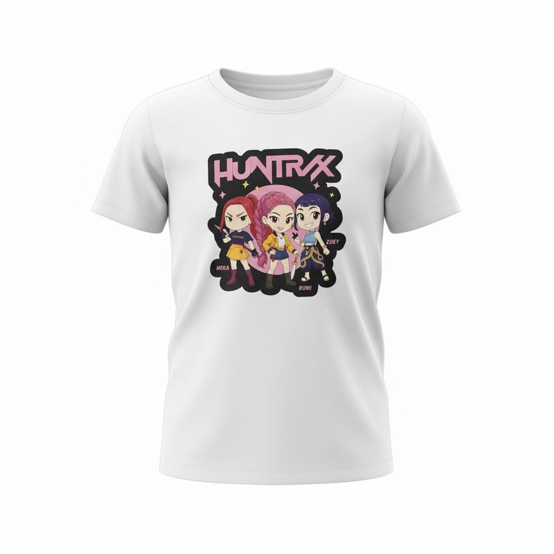 T-Shirt K-Pop- Model 9- Blanc