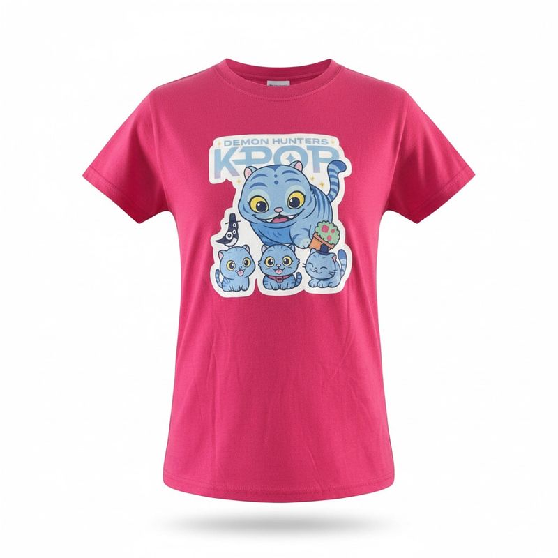 T-Shirt K-Pop- Model 8- Fushia