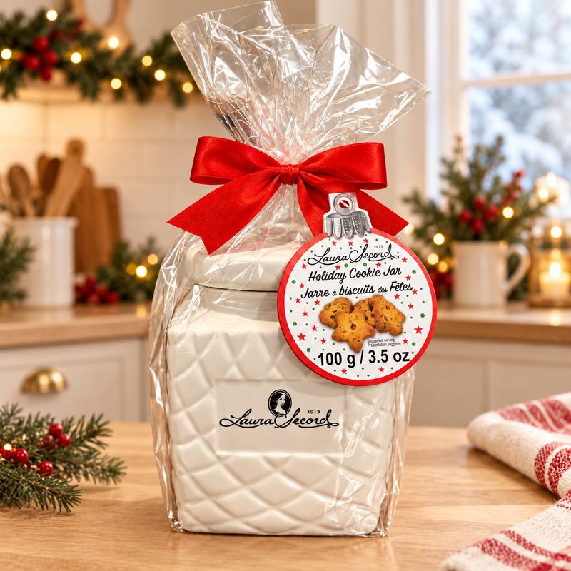 Jarre à biscuits des Fêtes Laura Secord 100 g