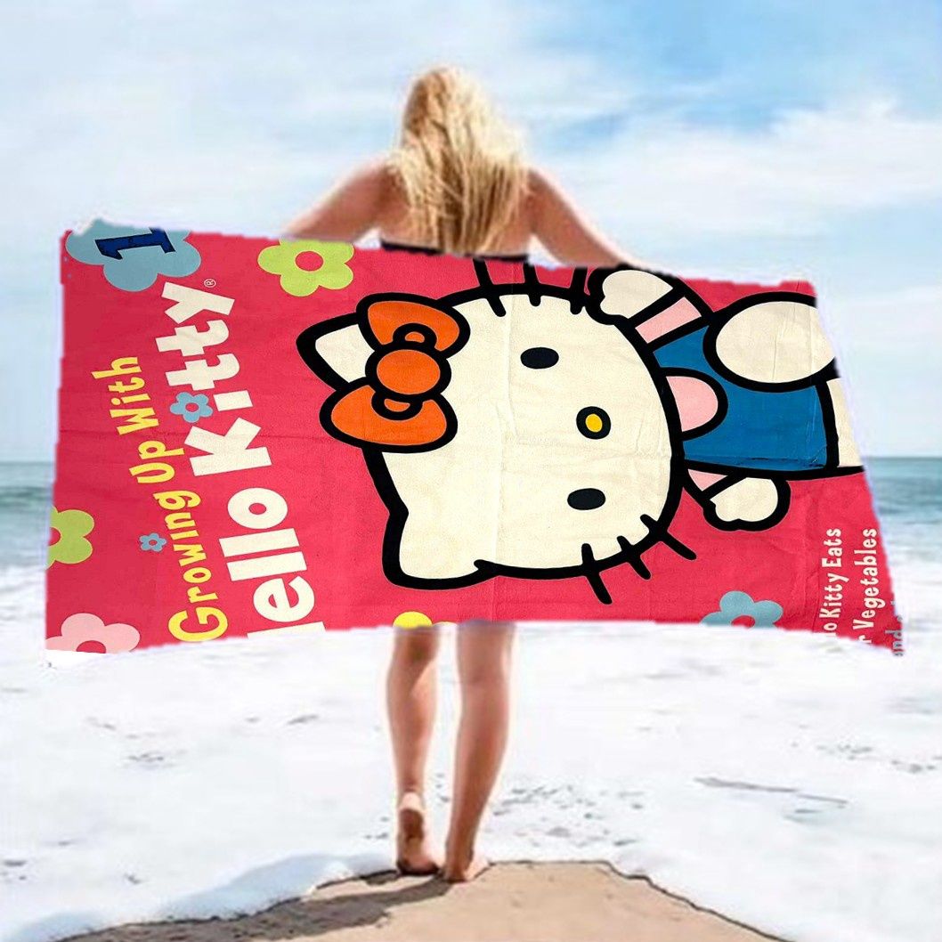 Serviette - Hello Kitty Rose
