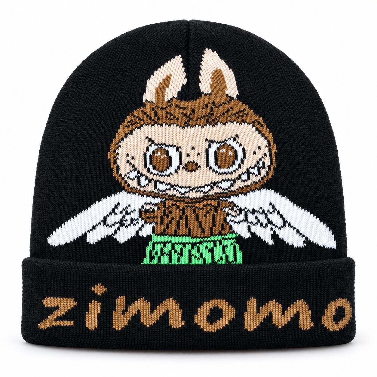 Tuque Labubu- Noir Zimomo
