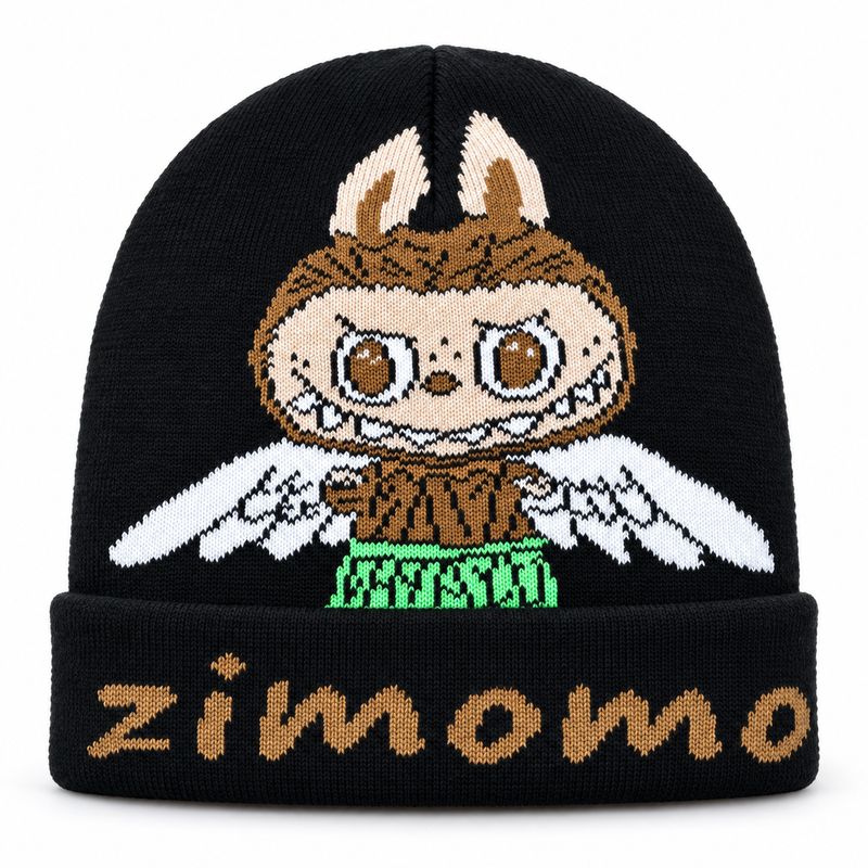 Tuque Labubu- Noir Zimomo