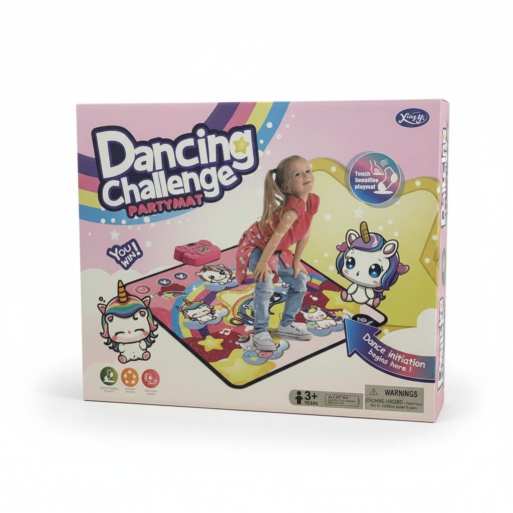 Tapis de danse interactif pour enfant – 4 modes de jeu
