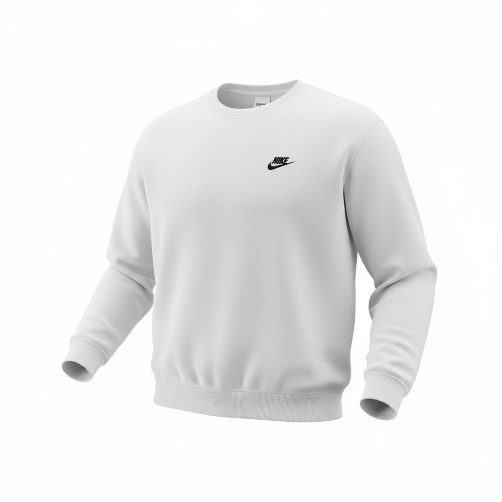 Chandail Nike Crewneck- White Medium