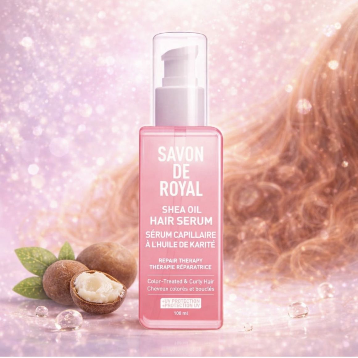 Sérum capillaire à l'huile de karité