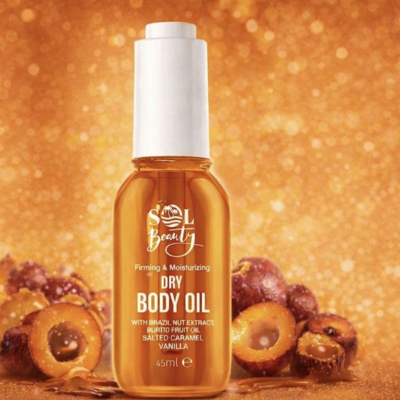 Huile Sèche pour le corps Caramel salé Vanille