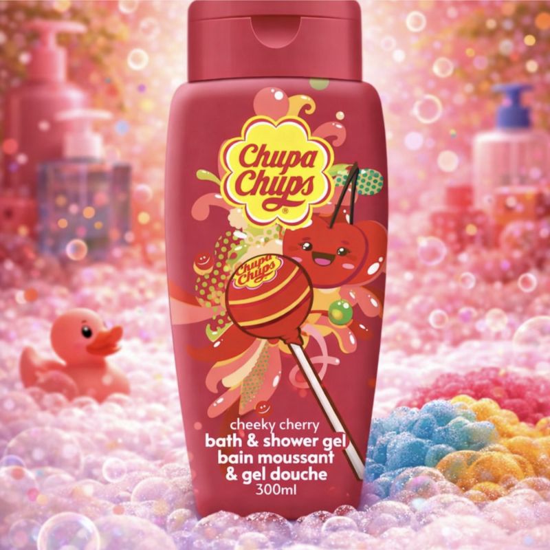 Bain moussant et gel douche cerise