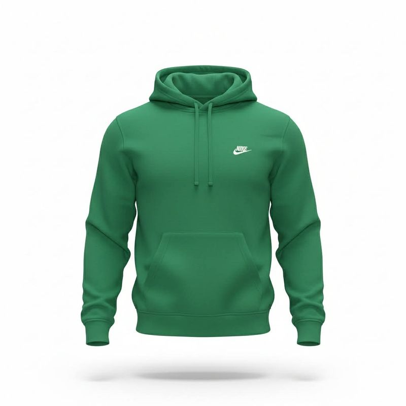 Hoodie Nike Logo Brodé- Vert- Xlarge
