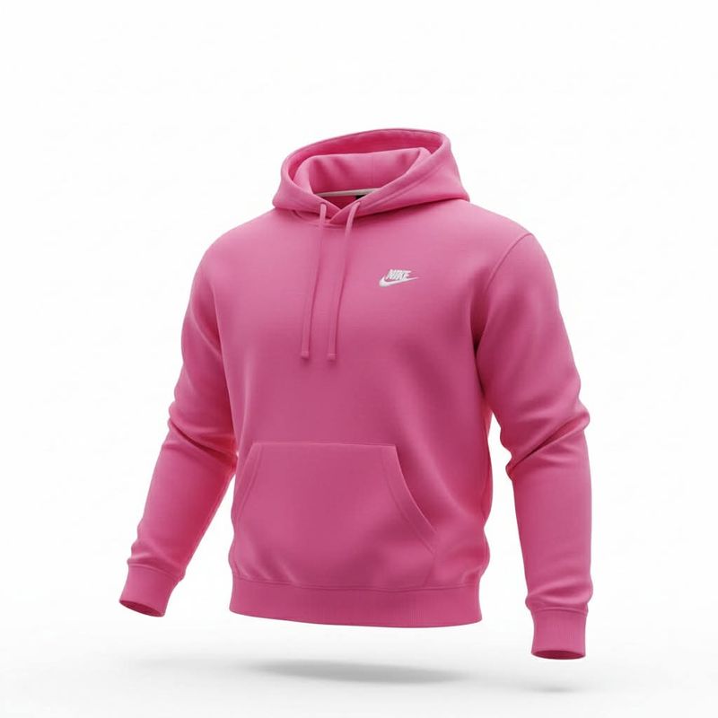 Hoodie Nike Logo Brodé- Rose Foncé- XLarge