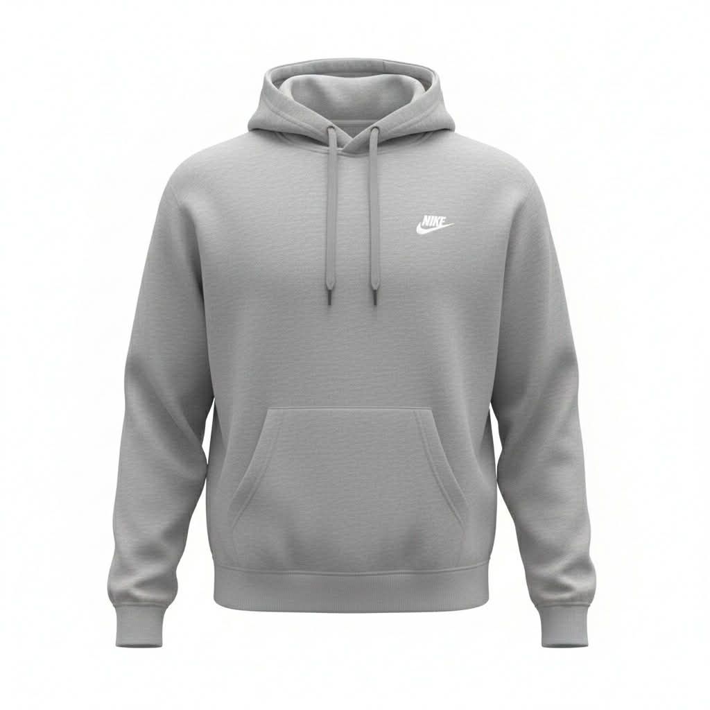Hoodie Nike Logo Brodé- Gris- 2XLarge