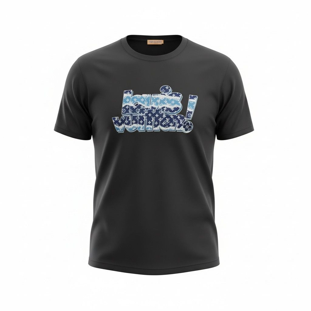 T-shirt- Louis Vuitton Noir- Small