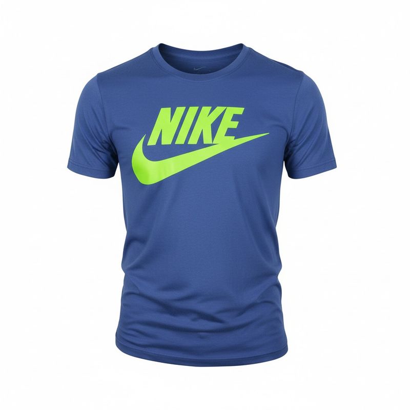 T-shirt- Nike crochet vert Bleu- Small