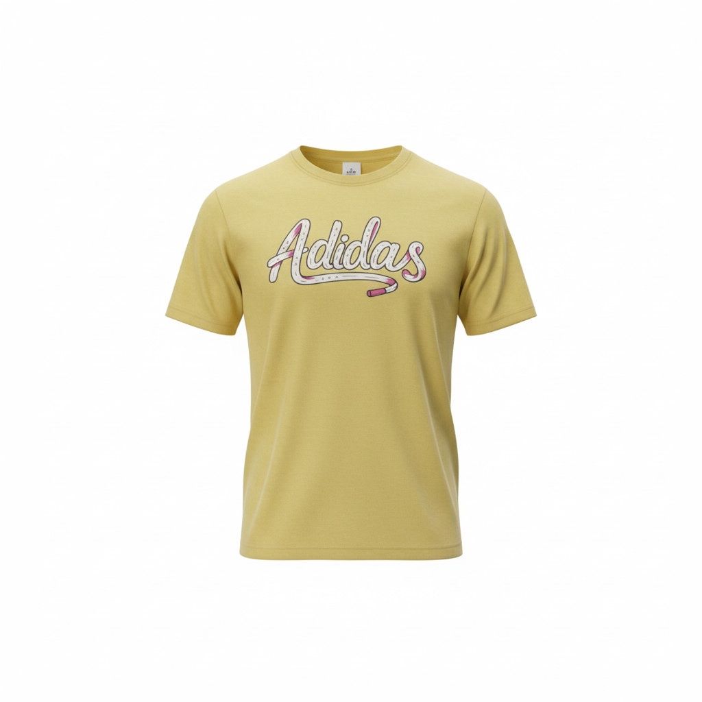 T-shirt- Adidas Jaune- Small