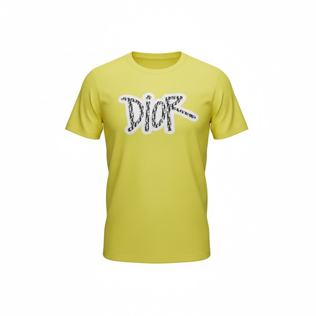 T-shirt- Dior Jaune- Small