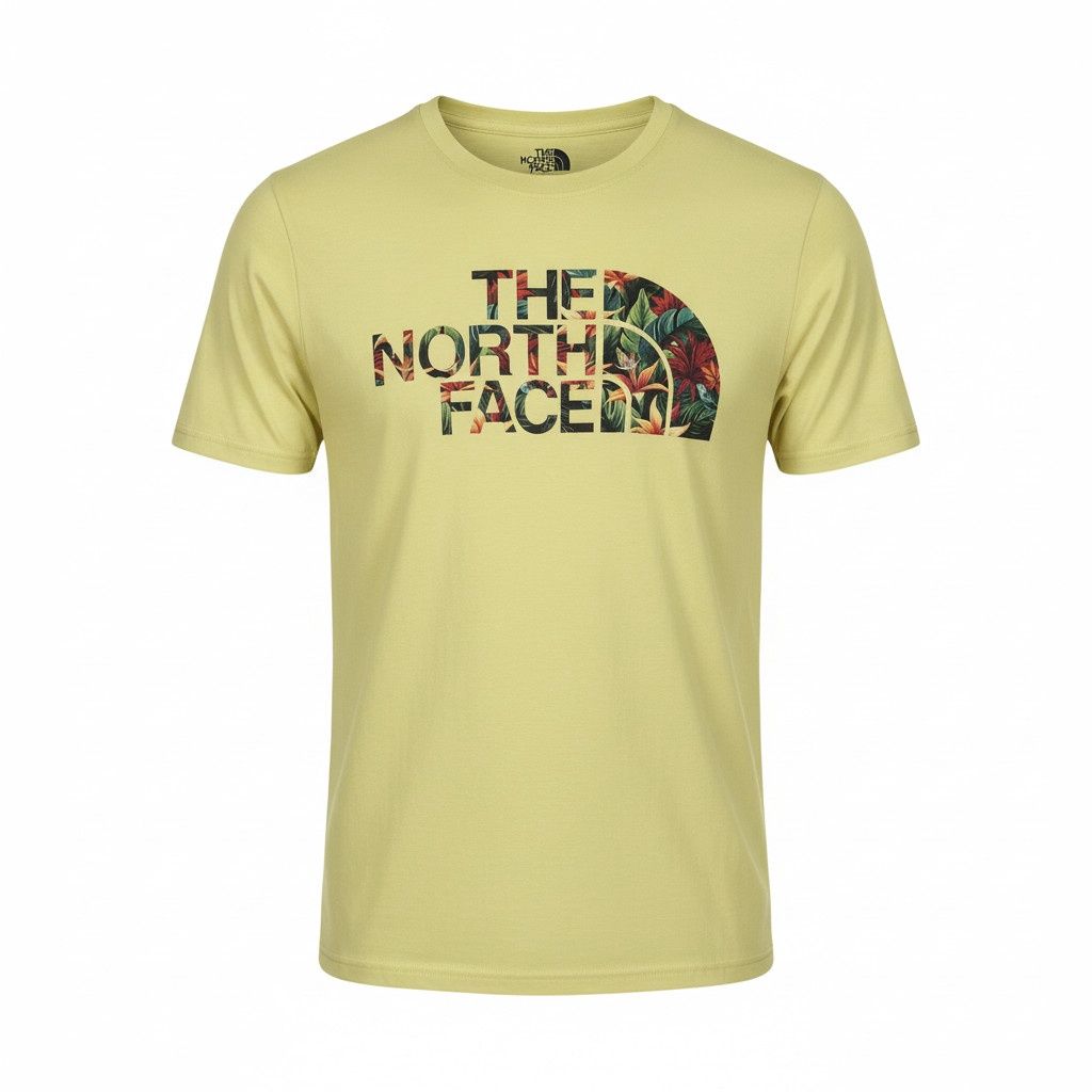 T-shirt- The North face Jaune- Small