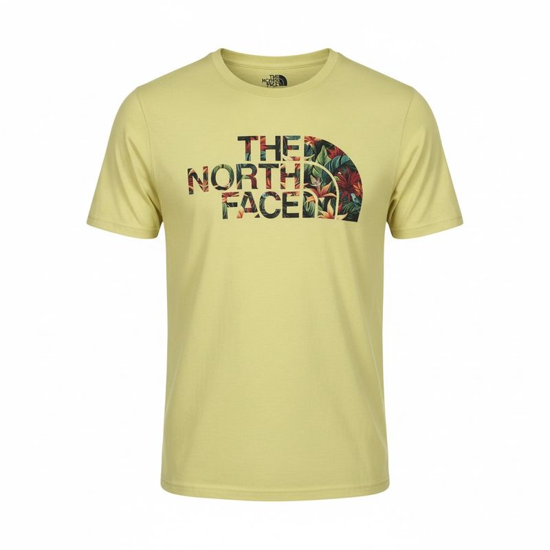 T-shirt- The North face Jaune- Small