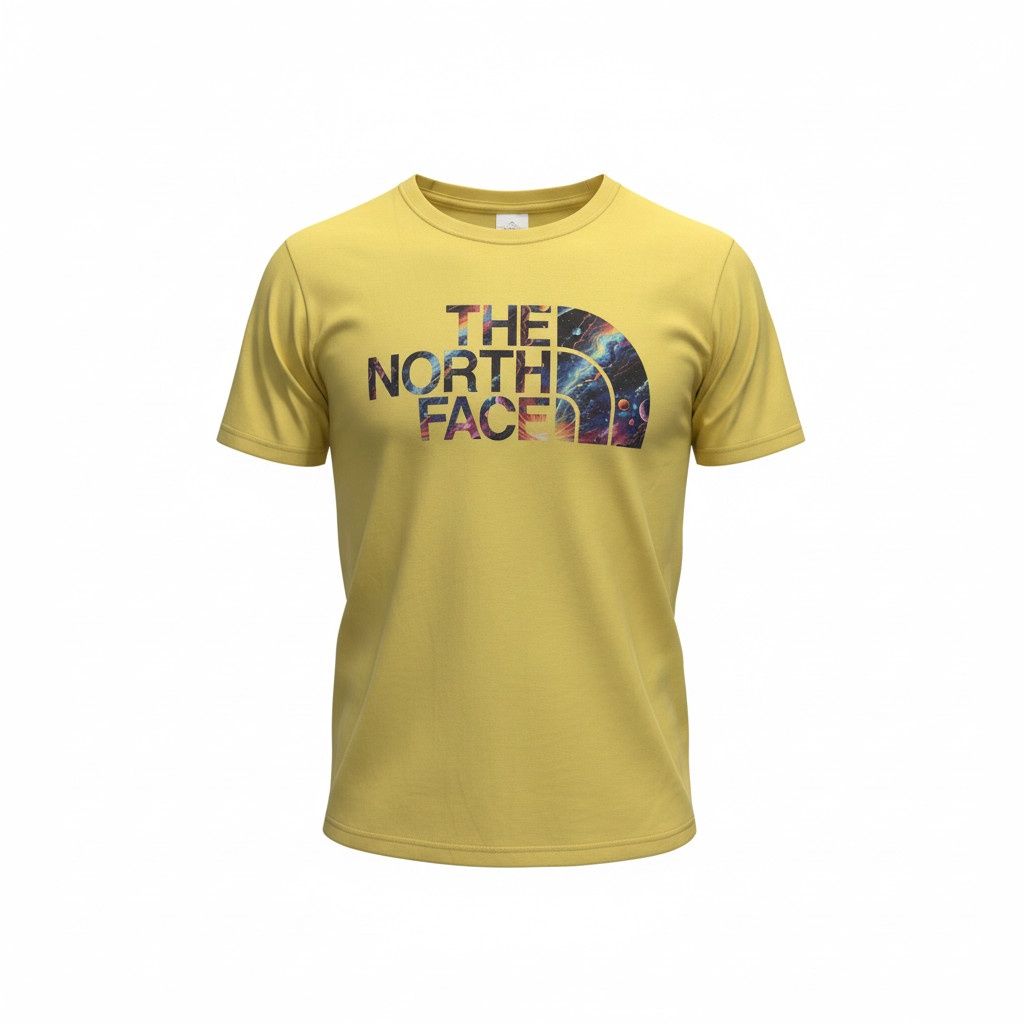 T-shirt- The North Face Galaxie Jaune- Medium