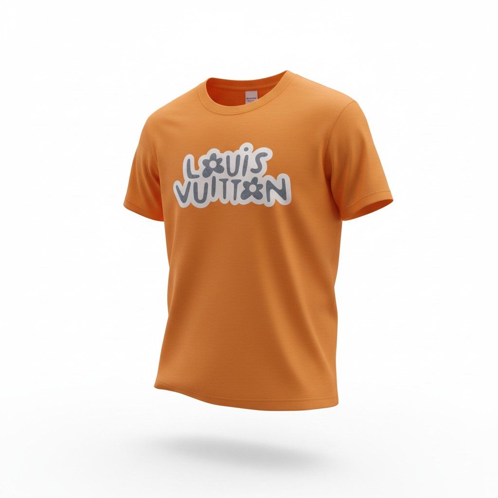T-shirt - Louis Vuitton Orange- Medium