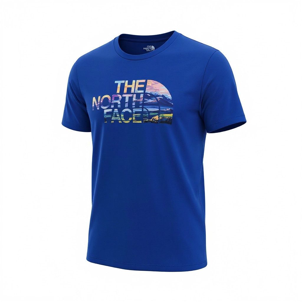 T-shirt- The North Face Bleu- Large