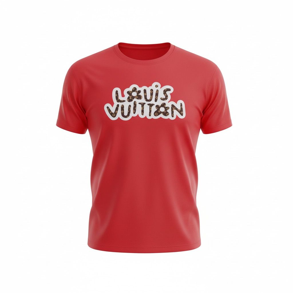 T-shirt- Louis Vuitton Rouge- 2XLarge