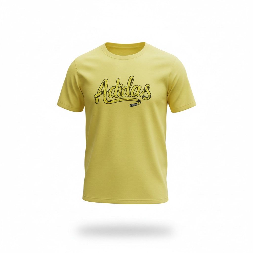 T-shirt- Adidas Jaune- Large