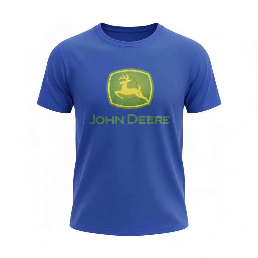 T-shirt- Jonh Deer Bleu- Xlarge