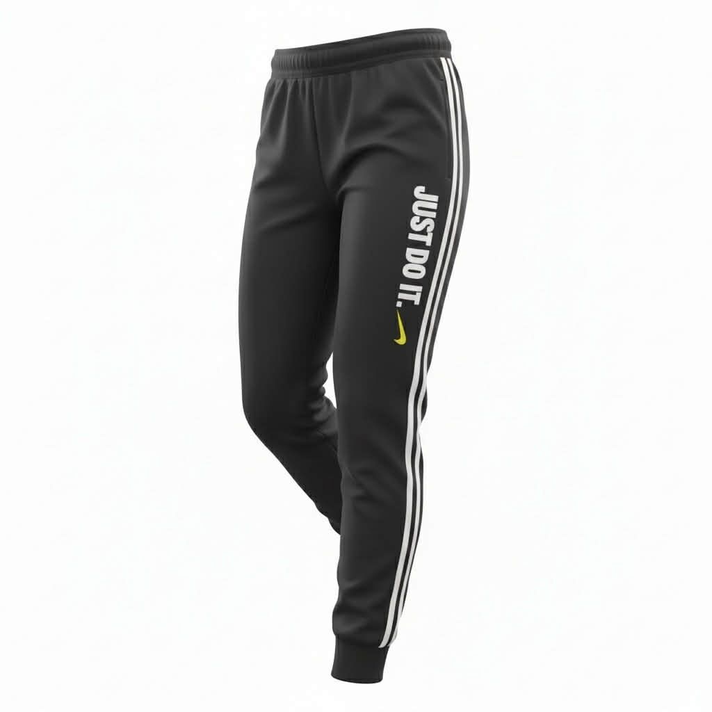 Jogging Noir- Just Do It Jaune- X-Large